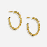 Lait and Lune Isla Hoop Earrings in 18K Gold Vermeil on Sterling Silver