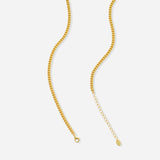 Sicil Necklace with Freshwater Baroque Pearls in 18k Gold Vermeil on Sterling Silver